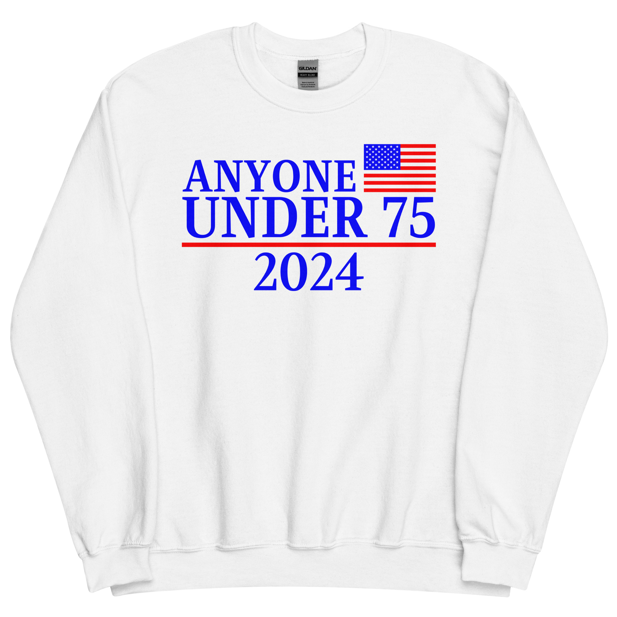 Anyone Under 75 - 2024 Presidential Election Sweatshirt - Image 7