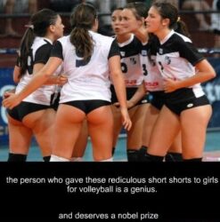 volleyball ass