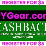 PYGear.com CASHBACK Register For $5