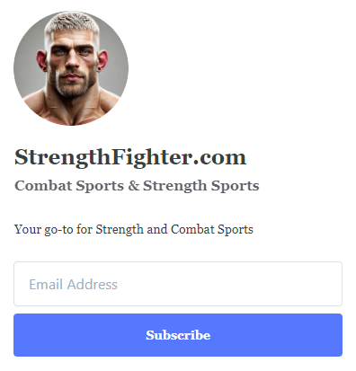 StrengthFighter com Newsletter