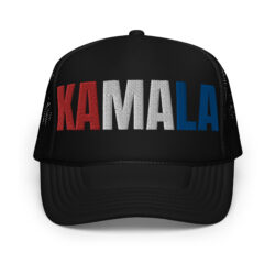 KAMALA Embroidered Foam trucker hat