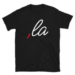 Comma-La Shirt ,la, Kamala Harris T-Shirt (Red and White version)