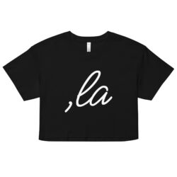 Comma-La ,la Kamala Harris Crop Top Shirt (Relaxed Fit)