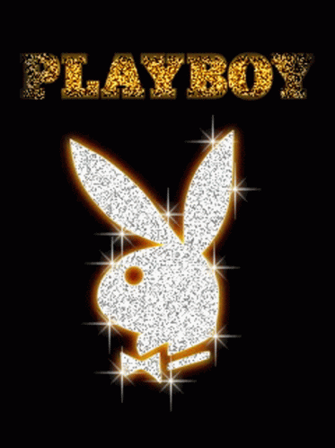 Playboy bunny logo bling GIF