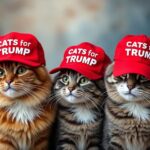 CATS for TRUMP hats meme