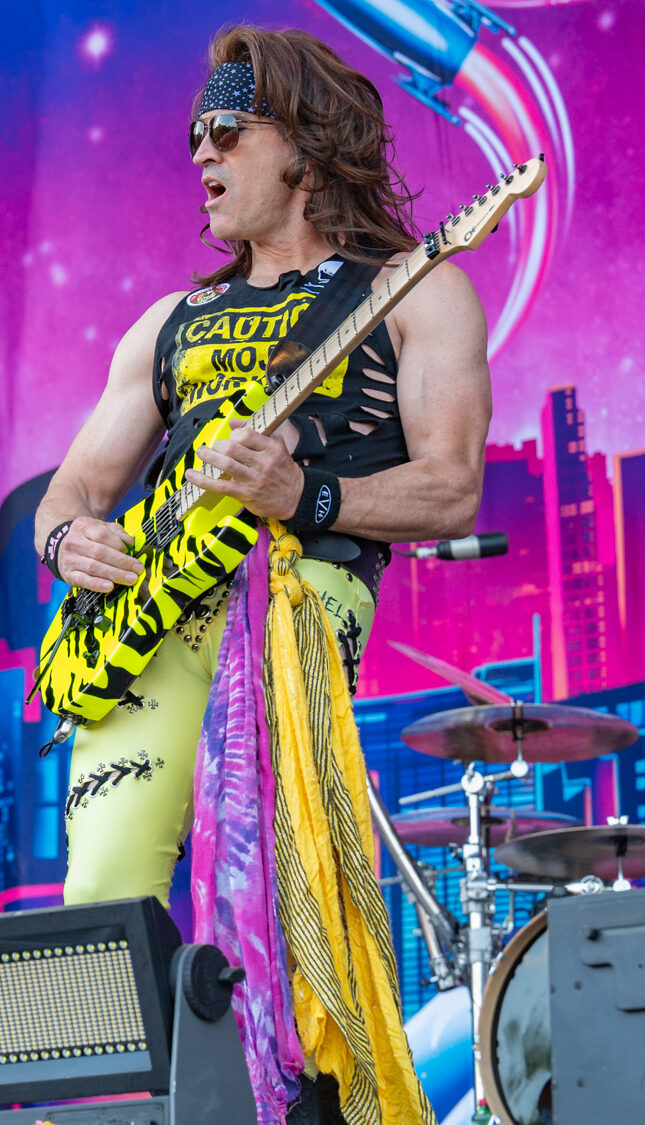 Caution Mojo Warning shirt Satchel Steel Panther 2023
