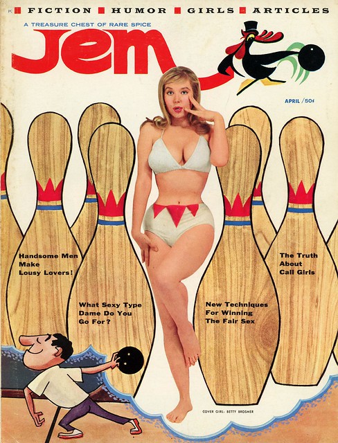 Jem (April 1960) - Joe Weider's wife Betty Brosmer