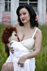 Jennifer Tilly promoting ‘Seed of Chucky’ (2004)