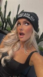 Mariah May beanie 'Who Ate All The Pussy'