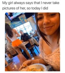 My girls always says that I never take pictures of her so today I did