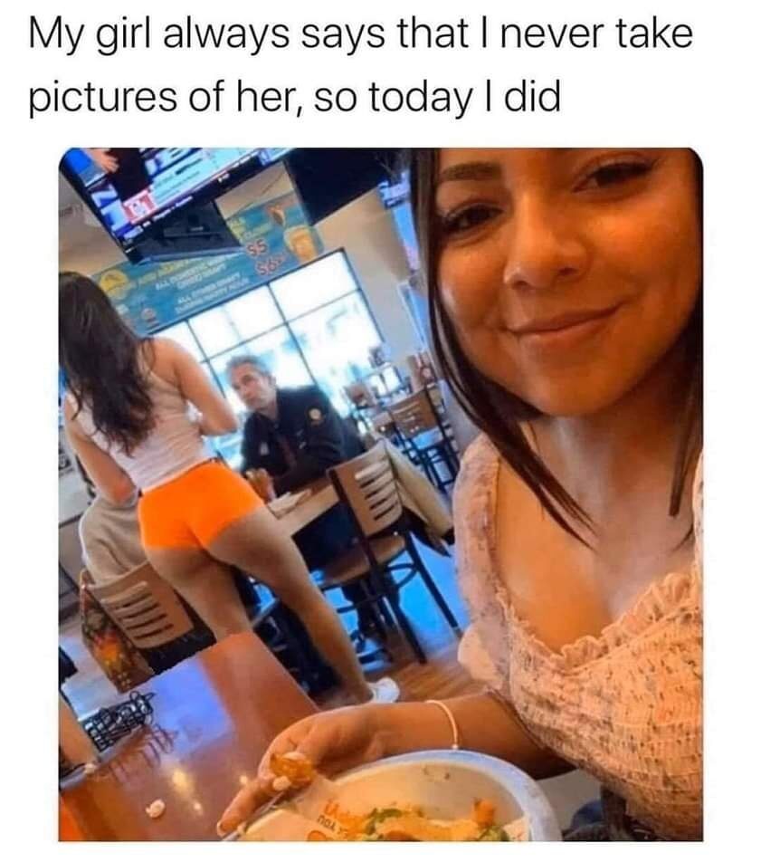 My girls always says that I never take pictures of her so today I did