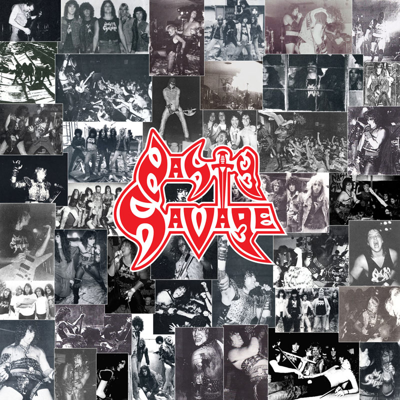 Nasty Savage Fanzine Collage thrash metal pro wrestling