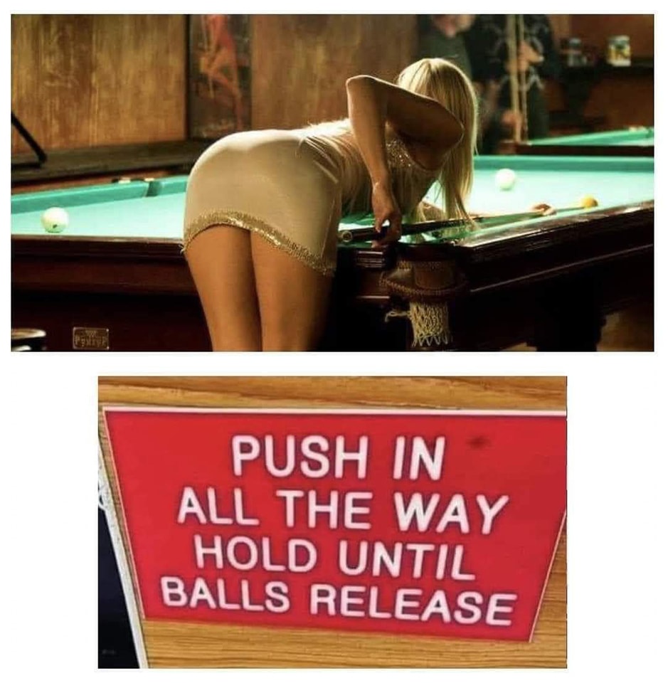 Push in all the way hold until balls release