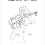 Rock Star Inventor - Eddie Van Halen musical instrument support patent