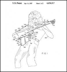 Rock Star Inventor - Eddie Van Halen musical instrument support patent