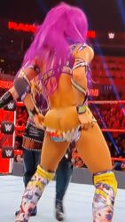 Sasha Banks full booty out