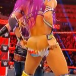 Sasha Banks full booty out
