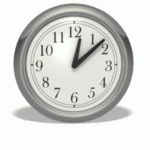 Horloge Chrono Time Flies GIF