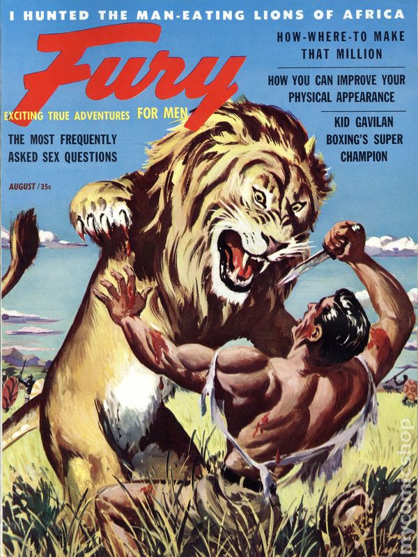 Weider Fury pulp magazine