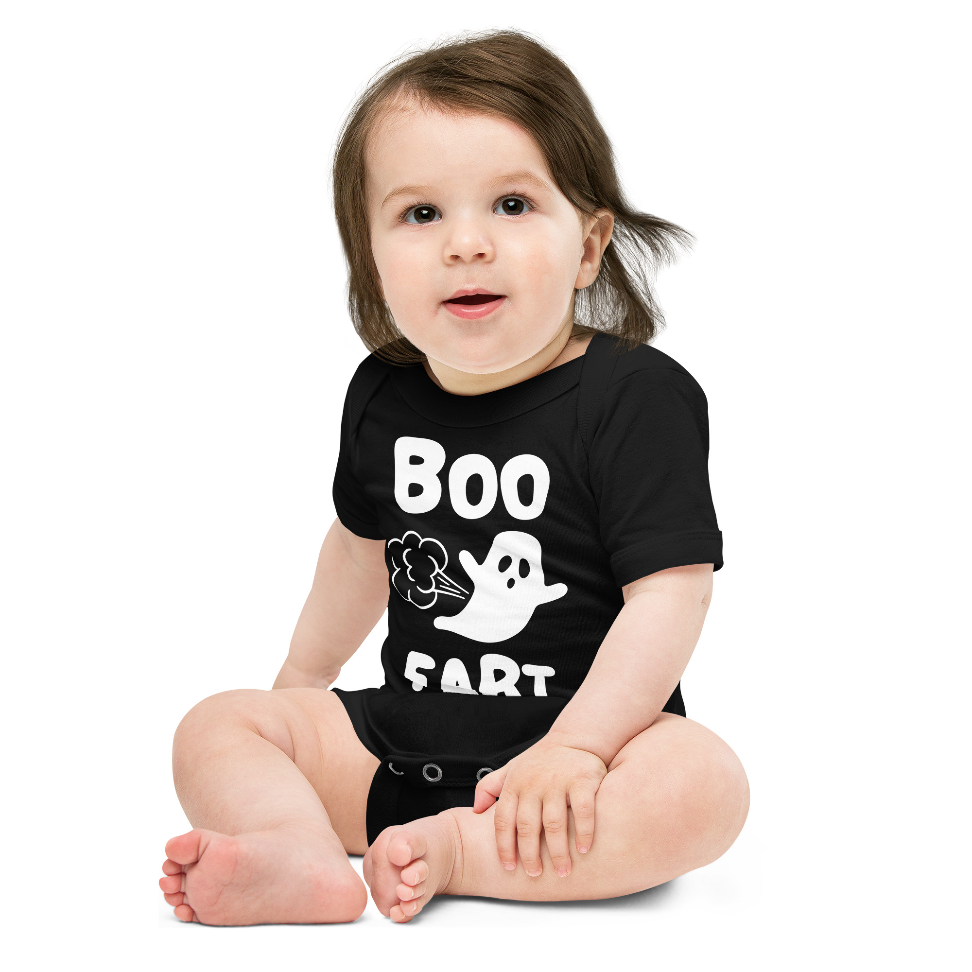 BOO FART | Farting Ghost Baby onesie - Image 2