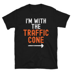 I'm With The TRAFFIC CONE (Arrow) shirt | Couple Matching Shirts Halloween Costume
