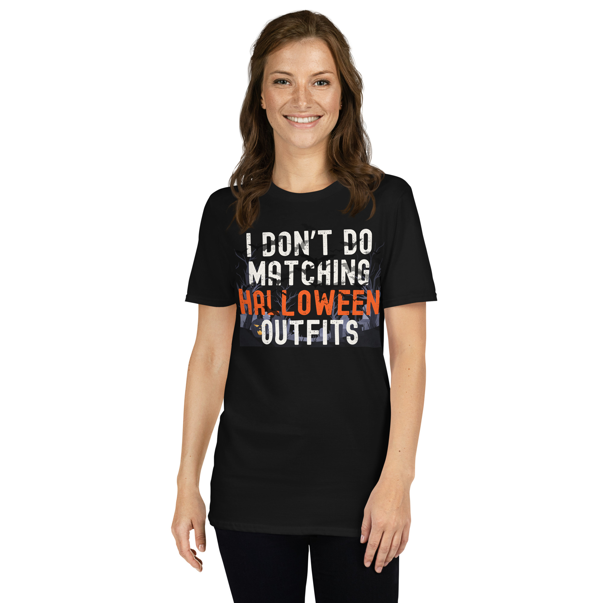 I Don't Do Matching Halloween Outfits T-Shirt - Image 3