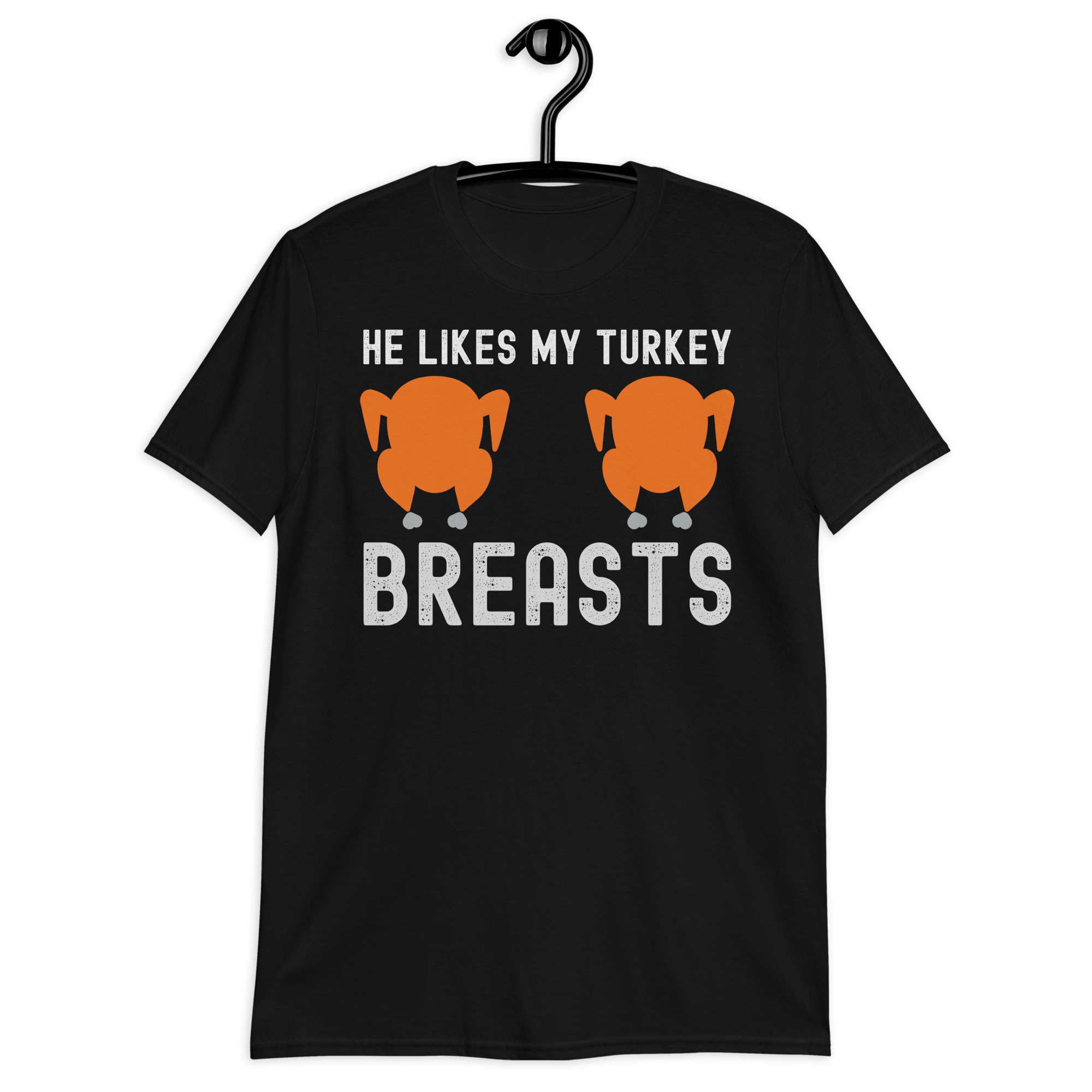 He Likes My Turkey BREASTS T-Shirt - Image 2