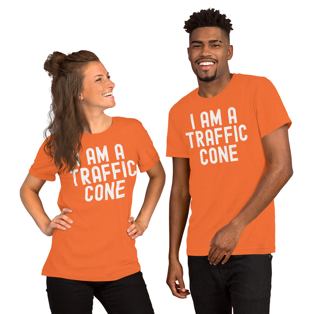 I AM A TRAFFIC CONE | Halloween Shirt - Image 2