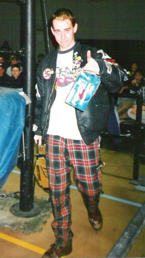 A young CM Punk with a Pepsi pack