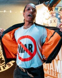 ASAP Rocky no war shirt