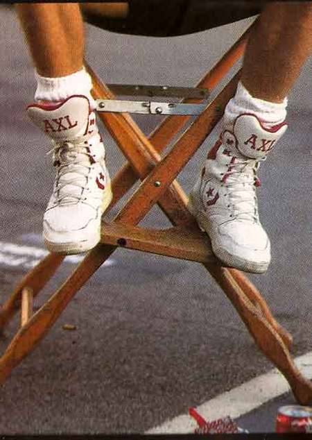 Axl Rose high top shoes