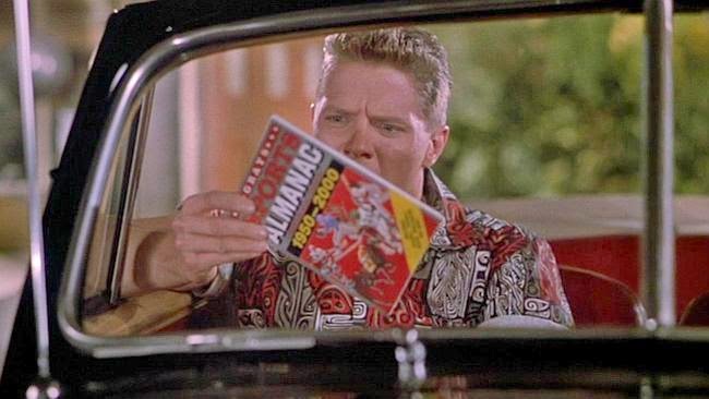 Biff Tannen billionaire sports betting almanac predicting the future