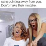 Friendly reminder to open soda cans pointing away from you Don't make their mistake