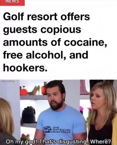 Hookers and Cocaine Golf Resort