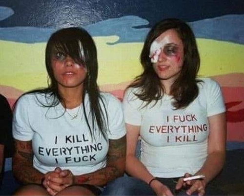 'I FUCK EVERYTHING I KILL' & 'I KILL EVERYTHING I FUCK' t-shirts (1)