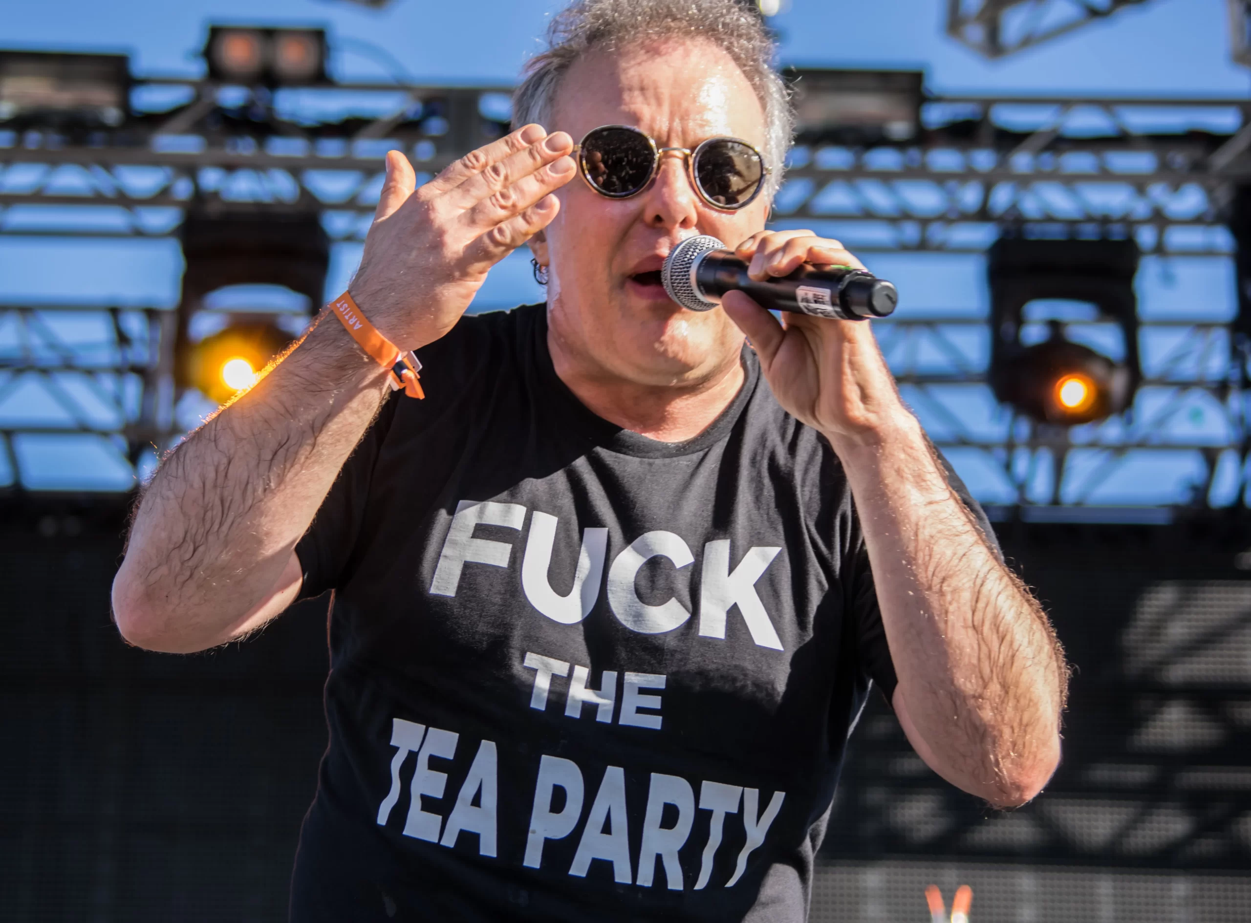 Jello Biafra FUCK THE TEA PARTY shirt