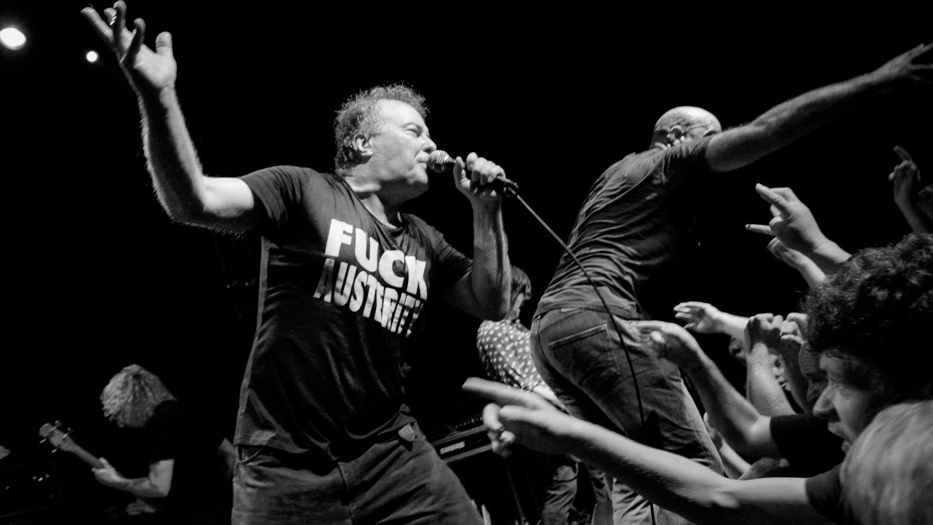 Jello Biafra Fuck Austerity t-shirt