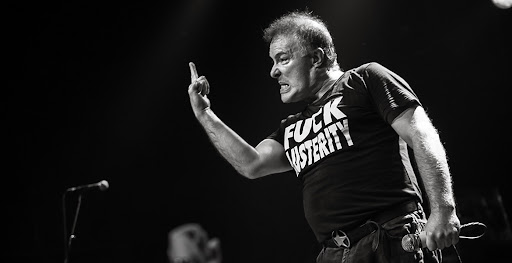Jello Biafra fuck austerity shirt punk rock