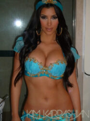 Kim Kardashian Princess Jasmine Halloween costume