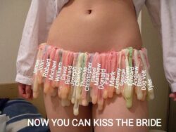 Now you can kiss the bride