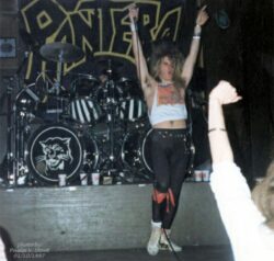 Phil Anselmo during Pantera glam metal era
