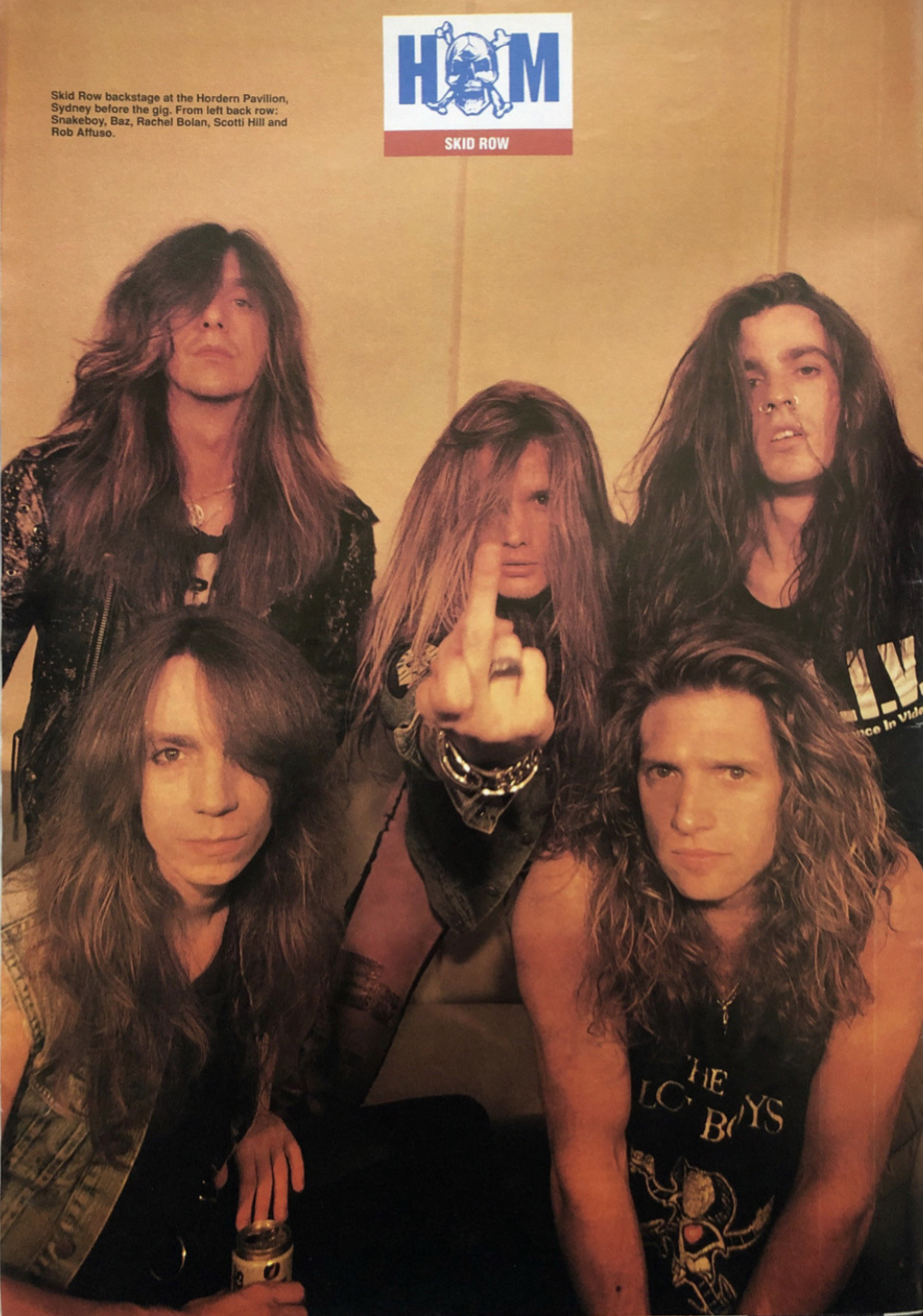 Skid Row Rachel Bolan Bass Players Against shirt