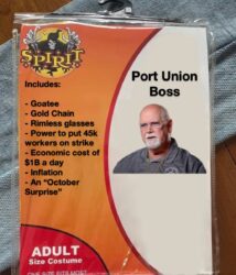 Spirit Halloween Port Union Boss costume