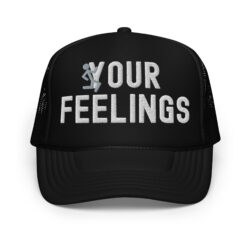 F YOUR FEELINGS (Screwing Silhouette) Embroidered trucker hat