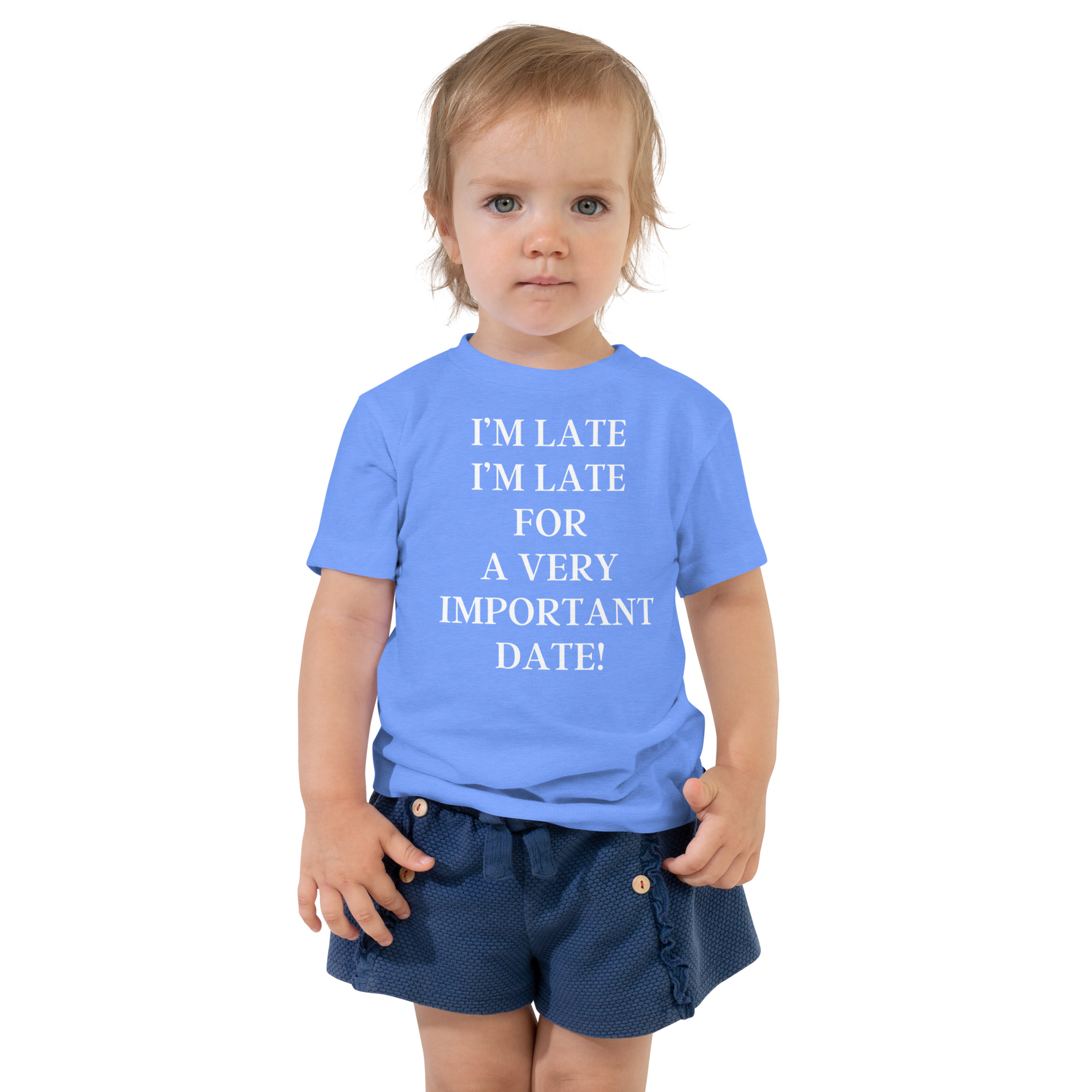 I’m Late I’m Late For A very Important Date Toddler Tee - Image 3