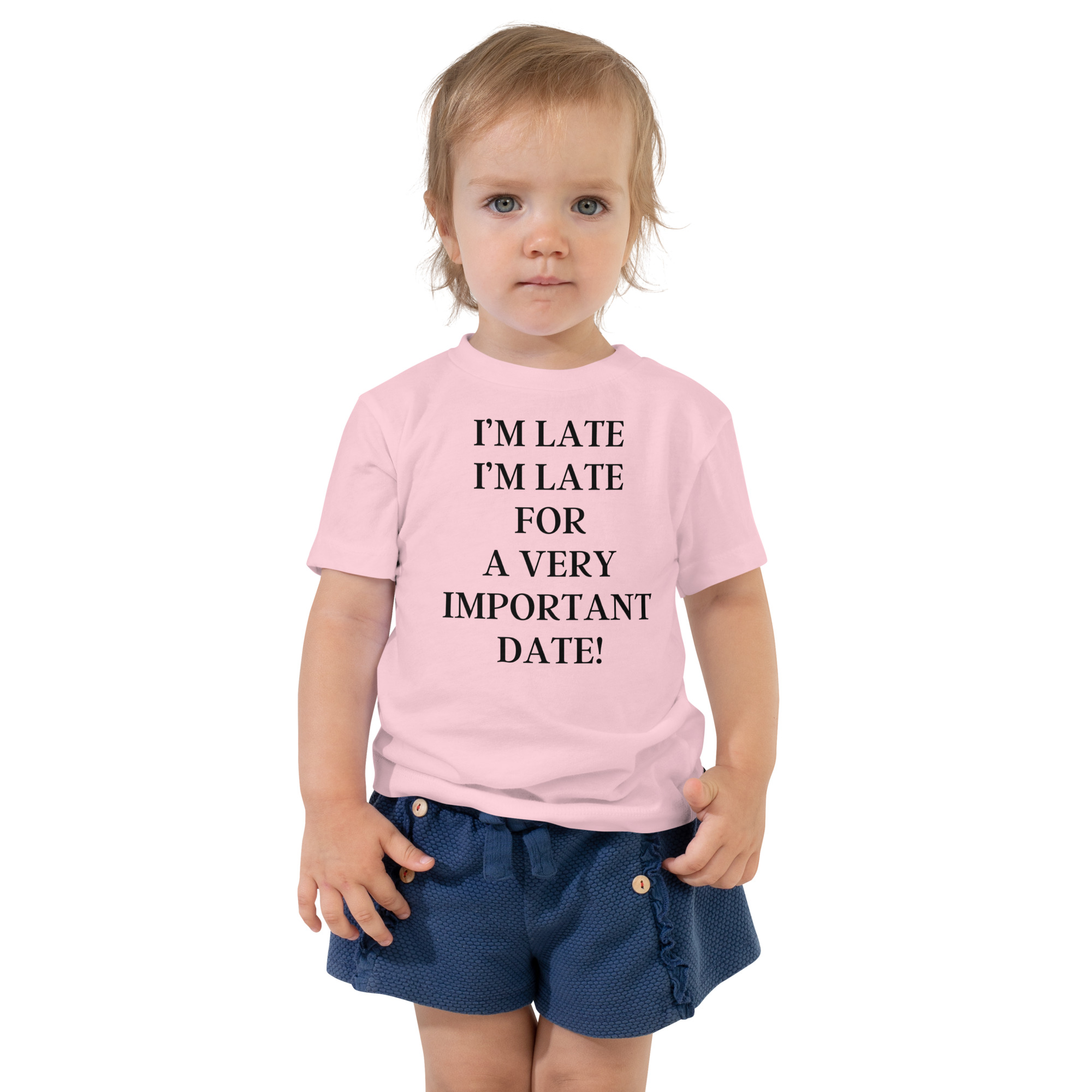 I’m Late I’m Late For A very Important Date Toddler Shirt - Image 3