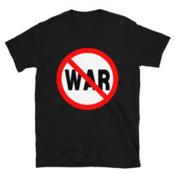 No WAR sign shirt