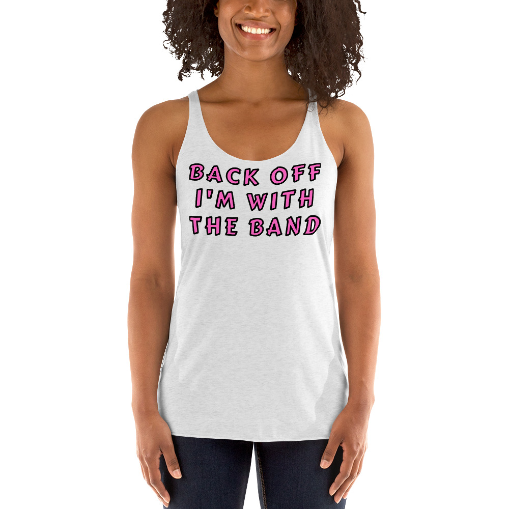 Anna Nicole Smith Back Off I'm With The Band shirt - Image 2