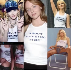 About Fucking Time shirt as worn by celebrities