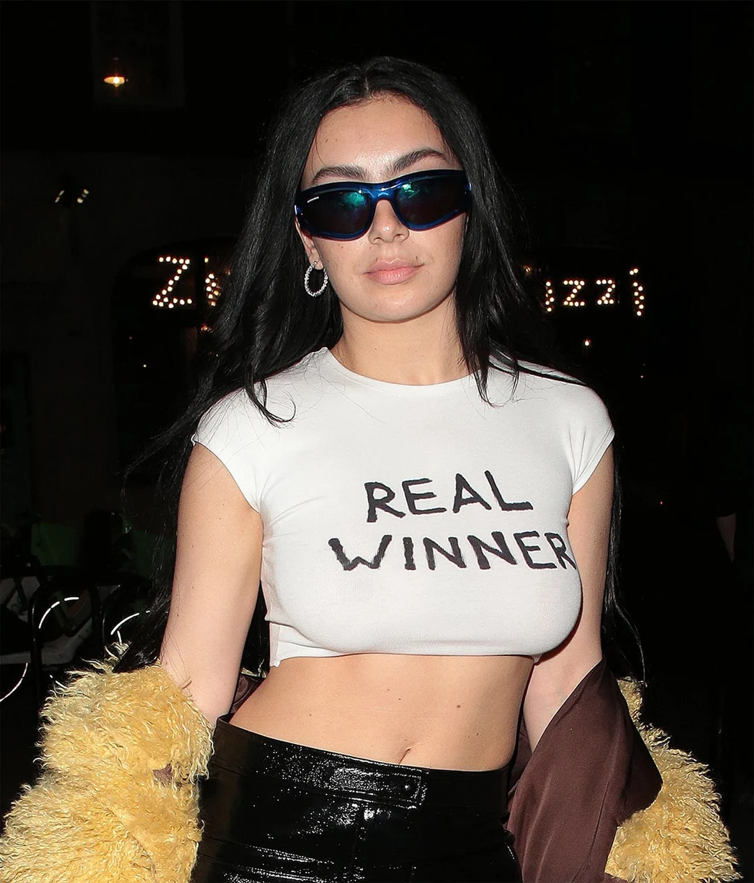 Charli XCX Real Winner crop top shirt